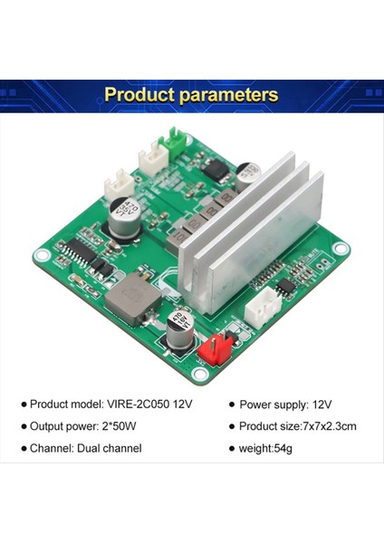 TPA3116D2 Ses Amplifikatör Kart 2 0 Kanal 2X50W Stereo Hıfı Power Subwoofer Ses Amplifikatör Modülü DC12V (Yurt Dışından) fırsatları