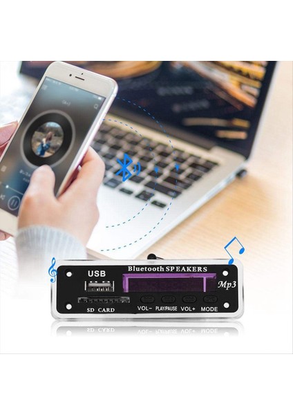 12V Bluetooth 5 0 Audio Decoder Tahtası Mp3 Audio Modülü USB Aux Sd Fm Radyo Kod Çözücü Modülü Araba Için (Yurt Dışından) indirimleri