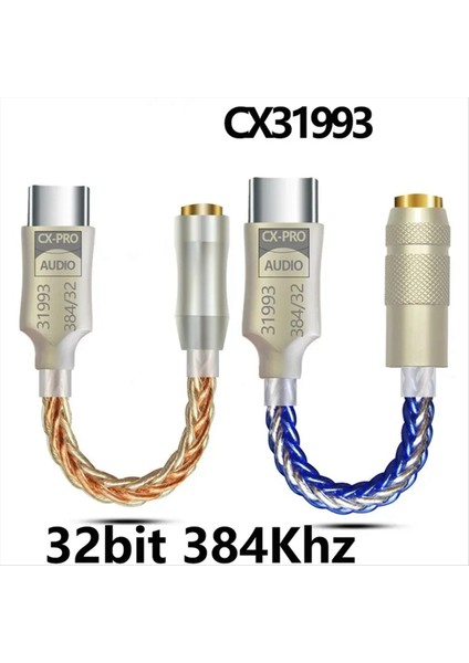 CX31993 Hıfı Dac Tip C Ila 3 5mm Kulaklık Amplifikatör Ses Decoder Iem Amp USB Adaptör A ile Cep Telefonu Adaptörü A (Yurt Dışından) fiyatları