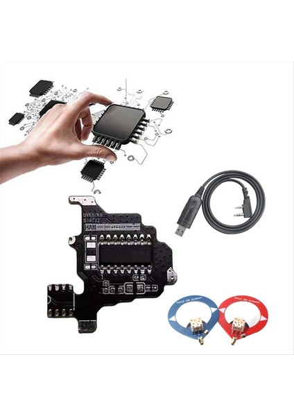 Quansheng K5/k6 Kısa Dalga Radyo Modülü Intercom Değişiklik Modülü Için SI4732 Modül Modifikasyonu+2xdonut Anten (Yurt Dışından) indirimleri