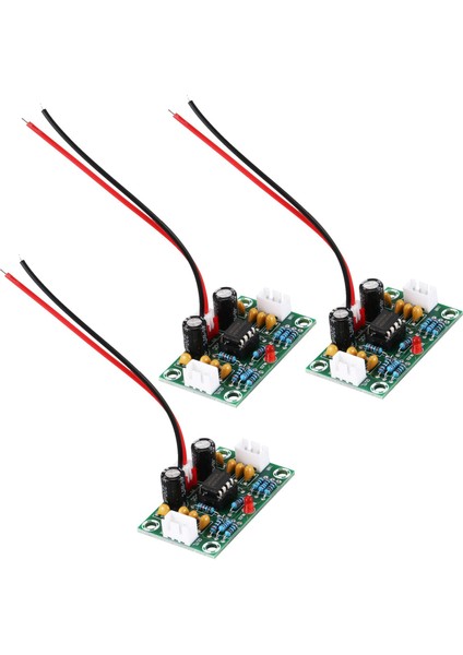 3x Mini Preamp Op Amp Modülü Amplifikatör Çift Kanallı NE5532 Preampiyatör Totu 5 Kadar Genel Voltaj 12-30V (Yurt Dışından)