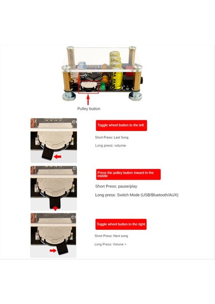 Zk-Pt2 Hıfı 5 1 Bluetooth USB Kod Çözücü Player Player Kayıpsız Wav/flac/ape Ses Alıcı Ses Amplifikatör Uygulama Fonksiyonu (Yurt Dışından)