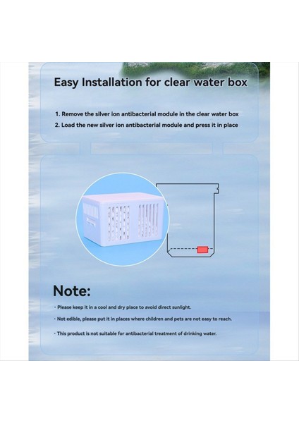 Roborock Qrevo Curve / P20 Pro / G20&#39 Ler Için Gümüş Iyon Modülü Ultra Vakum Su Deposu Yavaş Serbest Bırakma Gümüş Iyon Modülü 1 Pc (Yurt Dışından) modelleri