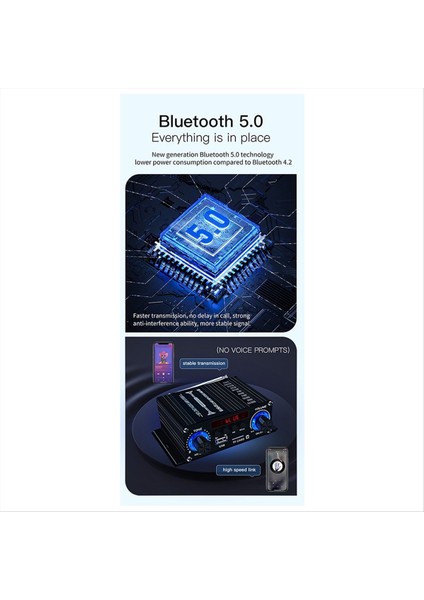 Yeni Dijital Bluetooth Amplifikatör 12V Ana Araba 2 Kanal Hifi Ses Hoparlör Fm Alıcı Ses Amplaficador Clase-Ab Amp (Yurt Dışından) fiyatları