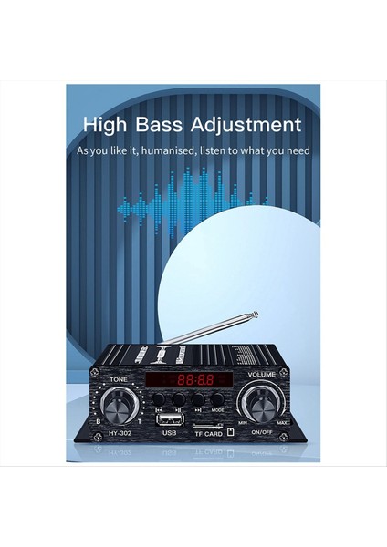 Yeni Dijital Bluetooth Amplifikatör 12V Ana Araba 2 Kanal Hifi Ses Hoparlör Fm Alıcı Ses Amplaficador Clase-Ab Amp (Yurt Dışından) fırsatları