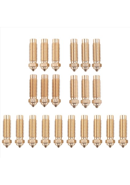 Neptün 4 Plus Için 22PCS Pirinç Nozullar Kiti Neptune 4 Plus/neptune 4 Maks Için 3D Yazıcı Nozulları Kiti (Yurt Dışından) fırsatları