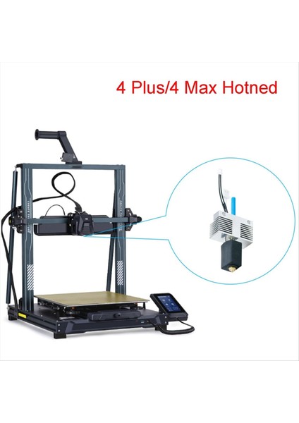 Elegoo Neptune 4 Plus/neptün Için Hotend 4 Maksimum Baskı Kafası Ekstrüder Sıcak Uç Kiti Isıtıcı Blok Isıtma Kartuş Termistör (Yurt Dışından) modelleri