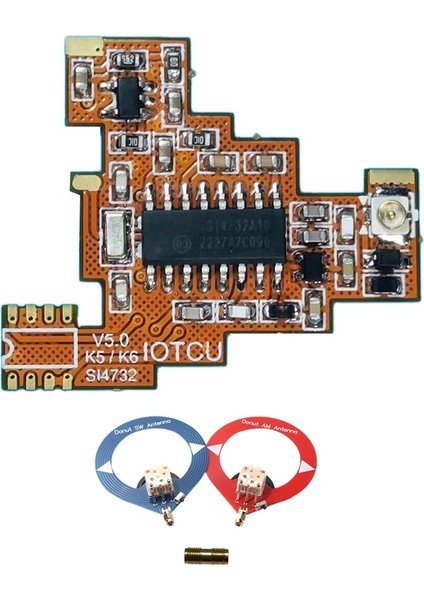 SI4732 V5 0 Fpc Modifikasyon Modülü ve Quansheng K5 K6 Hf Için 2xdonut Anten Kısa Dalga Tam Bant/tek Yan Bant Resepsiyonu (Yurt Dışından)
