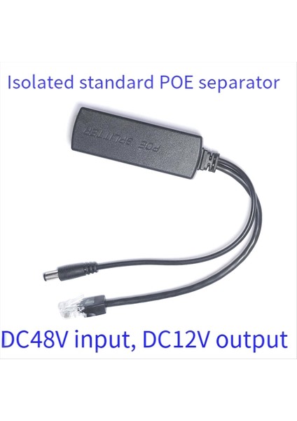 Gigabit Mini Poe Splitter 10/100/1000MBPS Poe Splitter Dc Çıkışı 12V Ethernet Üzerinden Ieee Üzerinden Güç Ip Için 802 3AF (Yurt Dışından) fırsatları