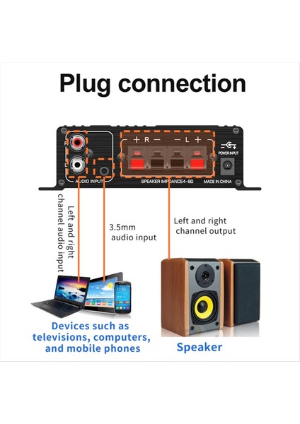 BT-188 Dijital Bluetooth Amplifikatör Mini 2 Kanal Çıktı Ana Bilgisayar Ses Amplifikatörü 12V Araba (Yurt Dışından) fiyatları