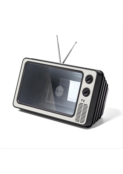 Retro Tv Telefon Büyüteç 3D Hd Cep Telefonu Ekranı 12 Inç Retro Tv Amplifikatörü Tüm Akıllı Telefonlar Için (Yurt Dışından) fiyatları