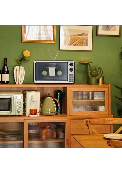 Retro Tv Telefon Büyüteç 3D Hd Cep Telefonu Ekranı 12 Inç Retro Tv Amplifikatörü Tüm Akıllı Telefonlar Için (Yurt Dışından) fırsatları