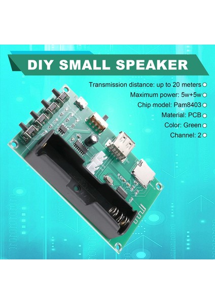 Güç Amplifikatör Kartı XH-A150 Lityum Pil Bluetooth Dijital 10W Power Dıy Küçük Hoparlör Şarj Edilebilir (Yurt Dışından) indirimleri