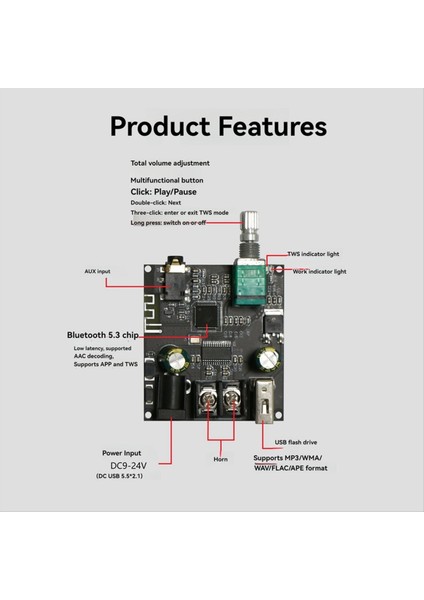 ZK-301B Bluetooth Amplifikatör Kartı Tek Ses 30W Bluetooth Ses Güç Amplifikatör Modülü Ev Video Aksesuarları (Yurt Dışından) fiyatları