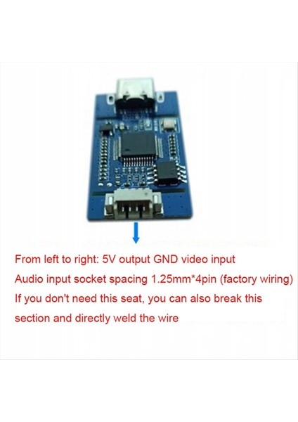 Cvbs&#39 Den Usb&#39 Ye Dijital USB Kamera Modülüne Analog Sinyali Yakalama Android Free Flug Için USB Modülüne Cvbs (Yurt Dışından) fırsatları