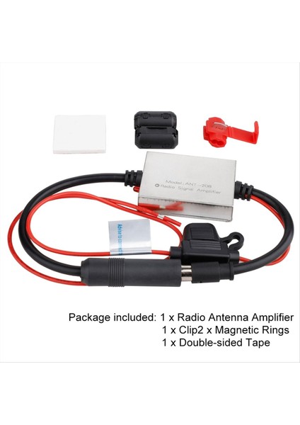 Fm Sinyal Amplifikatörü Anti-Intavsiyelik Metal Otomobil Anteni Radyo Evrensel Otomatik Fm Booster Amp Otomobil Parçaları (Yurt Dışından) fırsatları