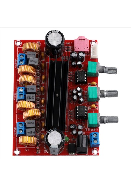 XH-M139 Ses Amplifikatör Kart 2X50W+100W 2 1 Kanal Amplifikatör Modülleri Dc 12-24V Ses Sistemi Dıy Hoparlörleri (Yurt Dışından)