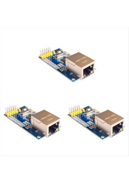 3x W5500 Ethernet Ağ Modülü Donanım Tcp/ıp 51/STM32 W5100 Üzerinden Mikrodenetleyici Programı (Yurt Dışından)