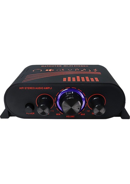 AK170 Kompakt Boyut Ses Güç Amplifikatörü Taşınabilir Ses Amplifikatörü Araba ve Ev Hoparlör Amp (Yurt Dışından)