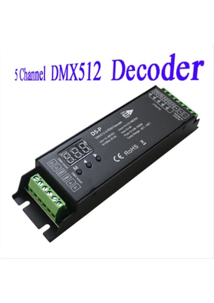 5 Kanal Dmx Kod Çözücü Rdm Dijital Ekran DMX512 Dimmer Sürücü Pwm Rgbcct LED Denetleyici LED Modül Işığı (Yurt Dışından) fırsatları