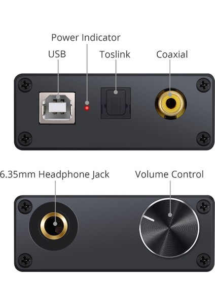 Kulaklık Amplifikatörüne Sahip USB Dac Audio Dönüştürücü Adaptörü Usb&#39 Den Koaksiyel S/pdıf Dijital - Analog 6 35MM Ses Ses Kartı (Yurt Dışından) modelleri