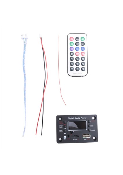 Bluetooth Modül Araba Audio Bluetooth Mp3 Kod Çözücü Mass Mp3 Kodlayıcı Güç Amplifikatör Kartı Harici Mikrofon Işlevi A (Yurt Dışından) fiyatları