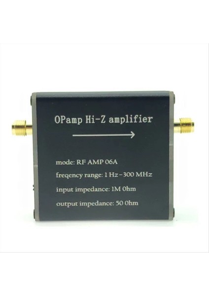 Rf Amp 06A 1Hz-300MHz 50 Ohm Yüksek Empedans Amplifikatörü Donut Anten Empedans Dönüştürme Cihazları Için Uygundur (Yurt Dışından)