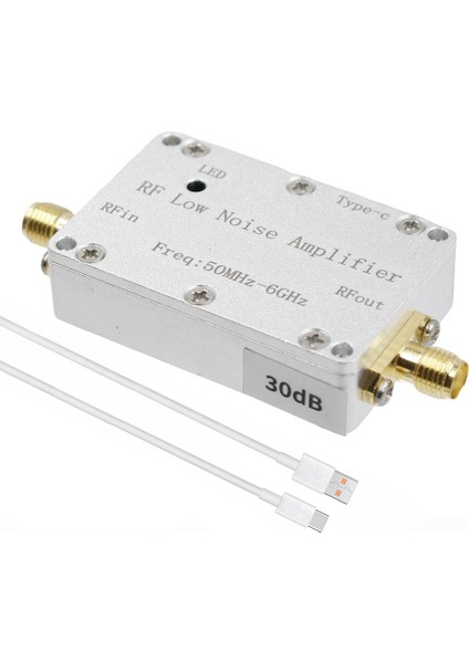 50M-6GHZ 30DB Rf Düşük Gürültü Amplifikatörü Lna Alıcı Sinyali Jambon Radyo Fm Vhf Uhf Sdr Lna Amplifikatörü (Yurt Dışından)