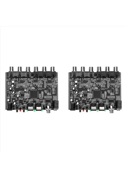 2x Dac Modülü 5 1 Kanal Ac-3 Pcm Dijital Optik Dts Rca Hıfı Stereo Ses Tiyatrosu Kod Çözücü Amplifikatör Kod Çözme Kart (Yurt Dışından)