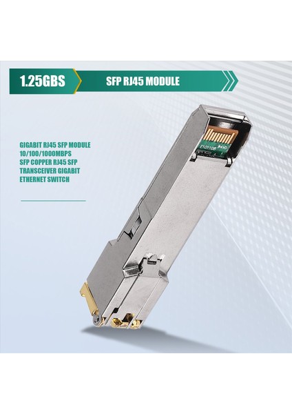 Gigabit RJ45 Sfp Modülü 10/100/1000MBPS Sfp Bakır RJ45 Sfp Alıcı -Verici Gigabit Ethernet Anahtarı (Yurt Dışından) fırsatları