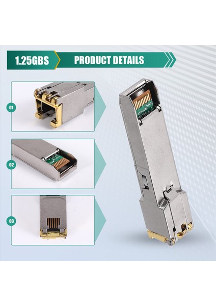 Gigabit RJ45 Sfp Modülü 10/100/1000MBPS Sfp Bakır RJ45 Sfp Alıcı -Verici Gigabit Ethernet Anahtarı (Yurt Dışından) indirimleri