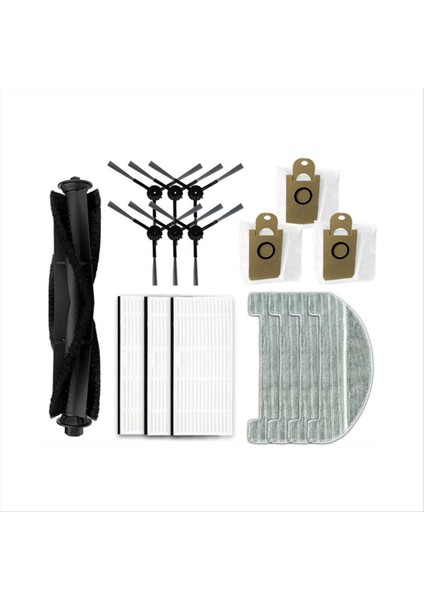 Proscenic M8 Pro Robot Vakum Süpürge Yedek Aksesuarlar Robot Vakum Değiştirme Parçaları Için 17 Pcs (Yurt Dışından)