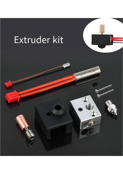 Ender3 S1/pro Baskı Başı Sıcak Uç Kiti Bakır Kaplamalı Titanyum Alaşım Bimetalik Yüksek Sıcaklık Dayanıklı Yükseltilmiş (Yurt Dışından) fiyatları