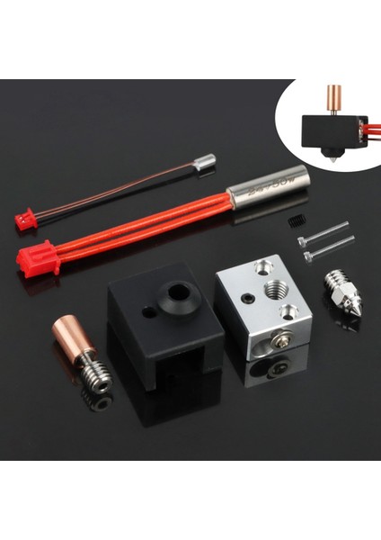 Ender3 S1/pro Baskı Başı Sıcak Uç Kiti Bakır Kaplamalı Titanyum Alaşım Bimetalik Yüksek Sıcaklık Dayanıklı Yükseltilmiş (Yurt Dışından) indirimleri