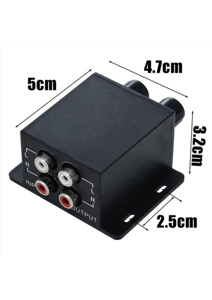 2x Araç Ses Regülatör Amplifikatör Bas Subwoofer Stereo Ekolayzer Kontrolörü 4 Rca (Yurt Dışından) fırsatları