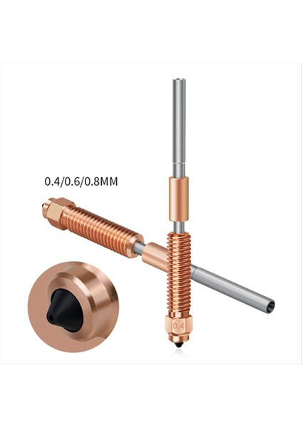 Yüksek Akışlı Baskı Yükseltilmiş Nozul K1 K1 Max K1C Ender-3 V3 3D Yazıcı Hotend 0 4mm (Yurt Dışından) indirimleri