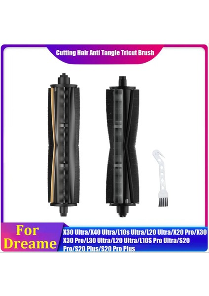 Dreame X40 X30 Pro X20 Pro Plus L10S Ultra L20 Ultra L10 Plus Anti-Bangle Hair Tricut Fırça Vakum Aksesuar (Yurt Dışından)