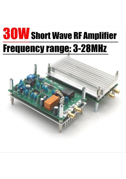 30W Kısa Dalga Amplifikatör Kartı 3-28MHZ Cw Ssb Lineer Rf Güç Amplifikatörü Hf Radyo Jambon Kısa Dalga Istasyonu 7m 13 56M Rfıd (Yurt Dışından) fiyatları