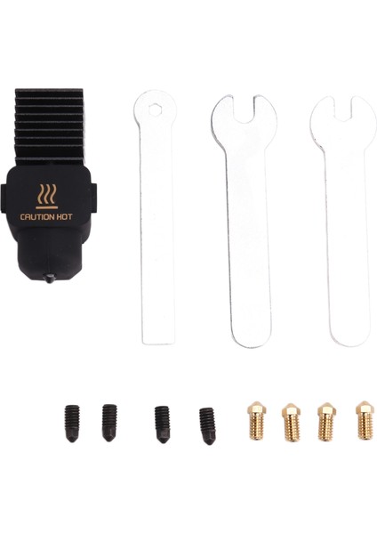Hotend Head 0 4mm Sertleştirilmiş Çelik Nozul Sıcak Uç Kit Extruder Bambu Lab A1 Mini/a1 3D Yazıcı Aksesuarları (Yurt Dışından)