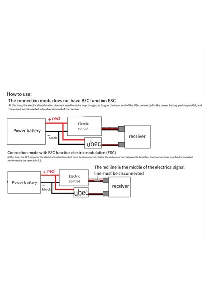 15A 3-12S Fpv Alıcı Güç Kaynağı Voltaj Regülatörü Harici Bec (Ubec) Rc Uçak Için 5V Down-Down Regülatör Modülü (Yurt Dışından) fiyatları