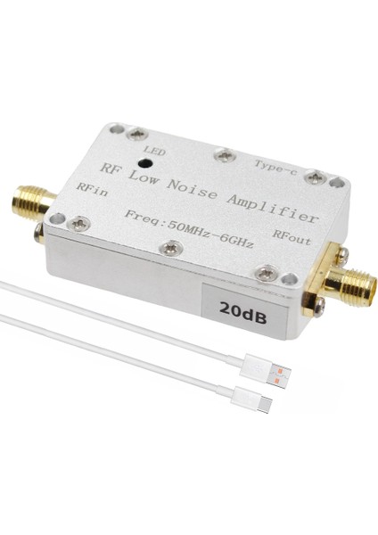 50M-6GHZ 20DB Rf Düşük Gürültü Amplifikatörü Lna Alıcı Sinyali Jambon Radyo Fm Vhf Uhf Sdr Lna Amplifikatörü (Yurt Dışından)