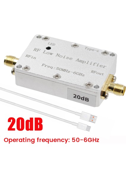 50M-6GHZ 20DB Rf Düşük Gürültü Amplifikatörü Lna Alıcı Sinyali Jambon Radyo Fm Vhf Uhf Sdr Lna Amplifikatörü (Yurt Dışından) indirimleri