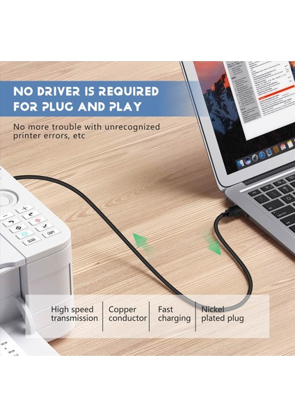 Canon Pixma USB 2 0 Yazıcı Kablo Kablosu A-B 1 8m Için (Yurt Dışından) fırsatları