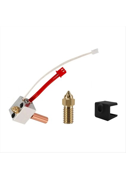 Elegoo Neptune Için Hotend Kit 4/4 Pro 3D Yazıcı Baskı 0 4 mm Pirinç Nozulları 3D Yazıcı Aksesuarları B (Yurt Dışından)
