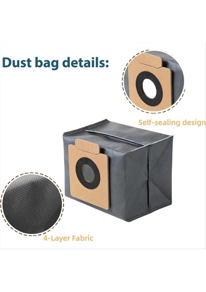 19PCS Eufy X10 Pro Omni Vakum Süpürge Parçaları Silindir Yan Fırça Filtre Mop Padleri Toz Çantaları (Yurt Dışından) fırsatları