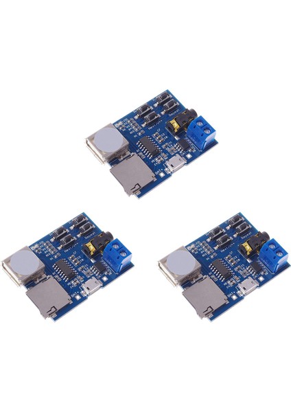 3x Mp3 Kayıpsız Decoders Kod Çözme Güç Amplifikatör Mp3 Pansiyon Ses Modülü Mp3 K Kod Çözücü Destek Tf Kartı USB (Yurt Dışından)