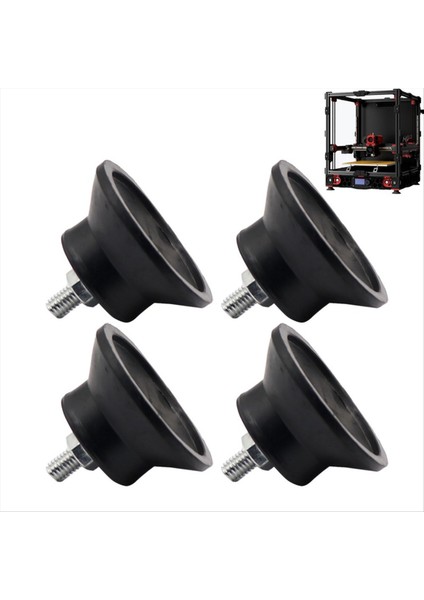 4pcs 3D Yazıcı Kauçuk Ayak Kayma Önleyici Kauçuk Şok Ped Antivibrasyon Voron V2 4 3D Yazıcı Parçaları Için Ayaklar (Yurt Dışından) modelleri