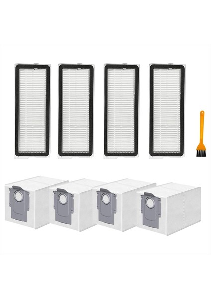 Roborock Qrevo Curv Qrevo S Qrevo Pro Qrevo Maxv Robot Vakum Ekleri Hepa Filtre Toz Çantaları (Yurt Dışından)