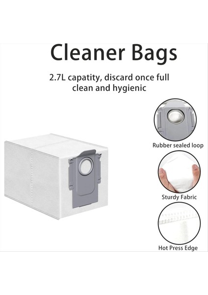 Roborock Qrevo Curv Qrevo S Qrevo Pro Qrevo Maxv Robot Vakum Ekleri Hepa Filtre Toz Çantaları (Yurt Dışından) indirimleri