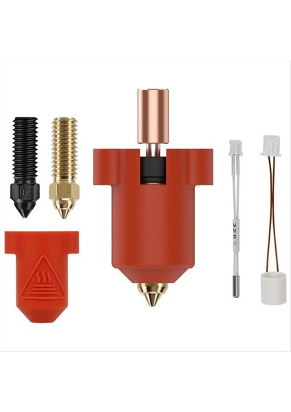Seramik Hotend Kiti Sıcak Uç Baskı Kafa Isıtıcı Blok Yüksek Sıcaklık Isıtma Kartuşu Ender3 V3 Ke/k1/k1 Max (Yurt Dışından)